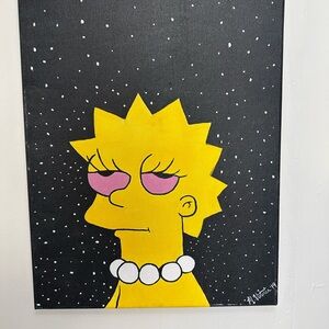 LAST CHANCE Lisa Simpson Pop Art Canvas